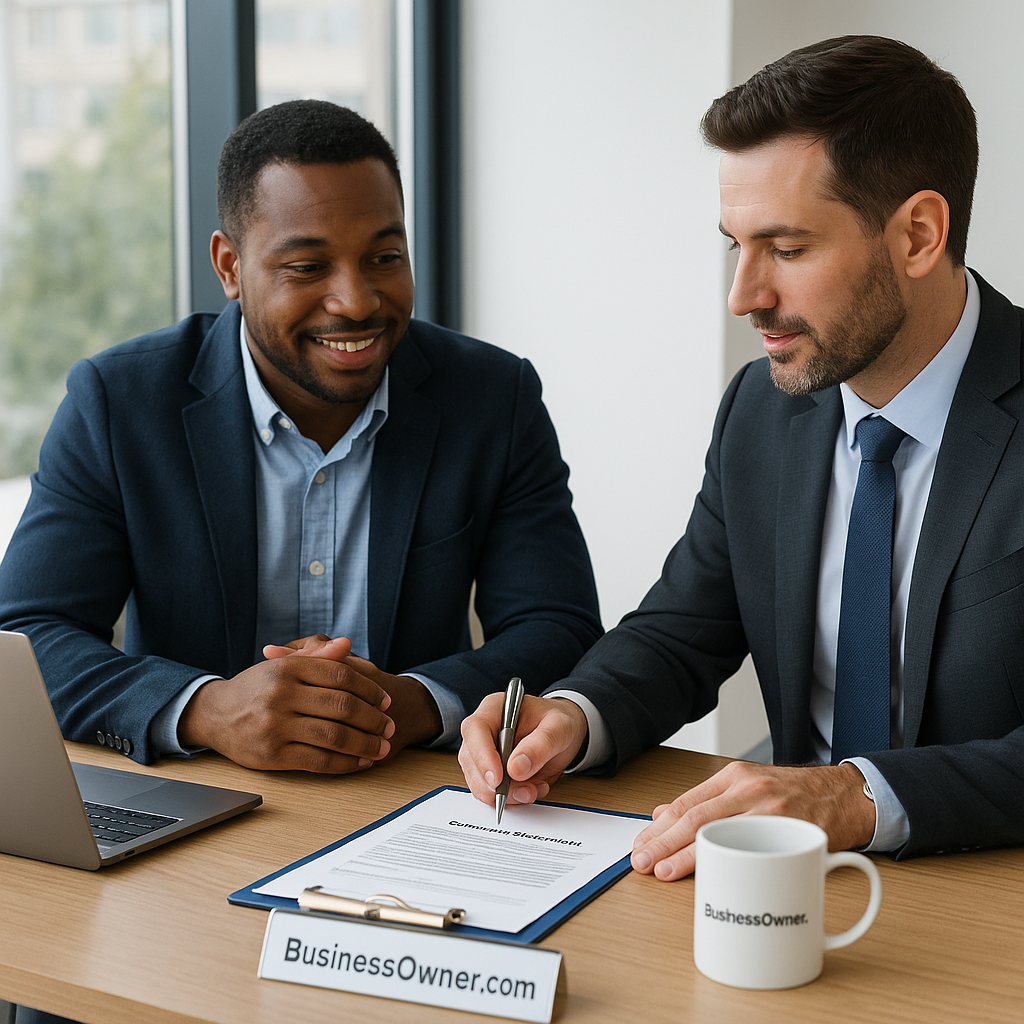 Person choosing ownership over traditional job