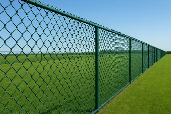 Commercial chain link fence installation in Franklin TN