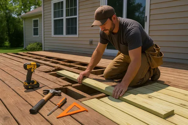 Deck repair and restoration service in Franklin Tennessee