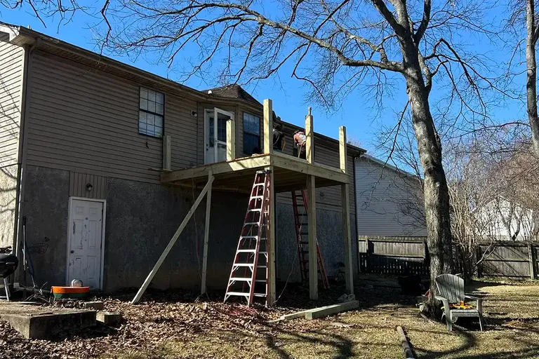 Nashville Wood Deck Build Project - nashville tn wooden deck 13 photo 5