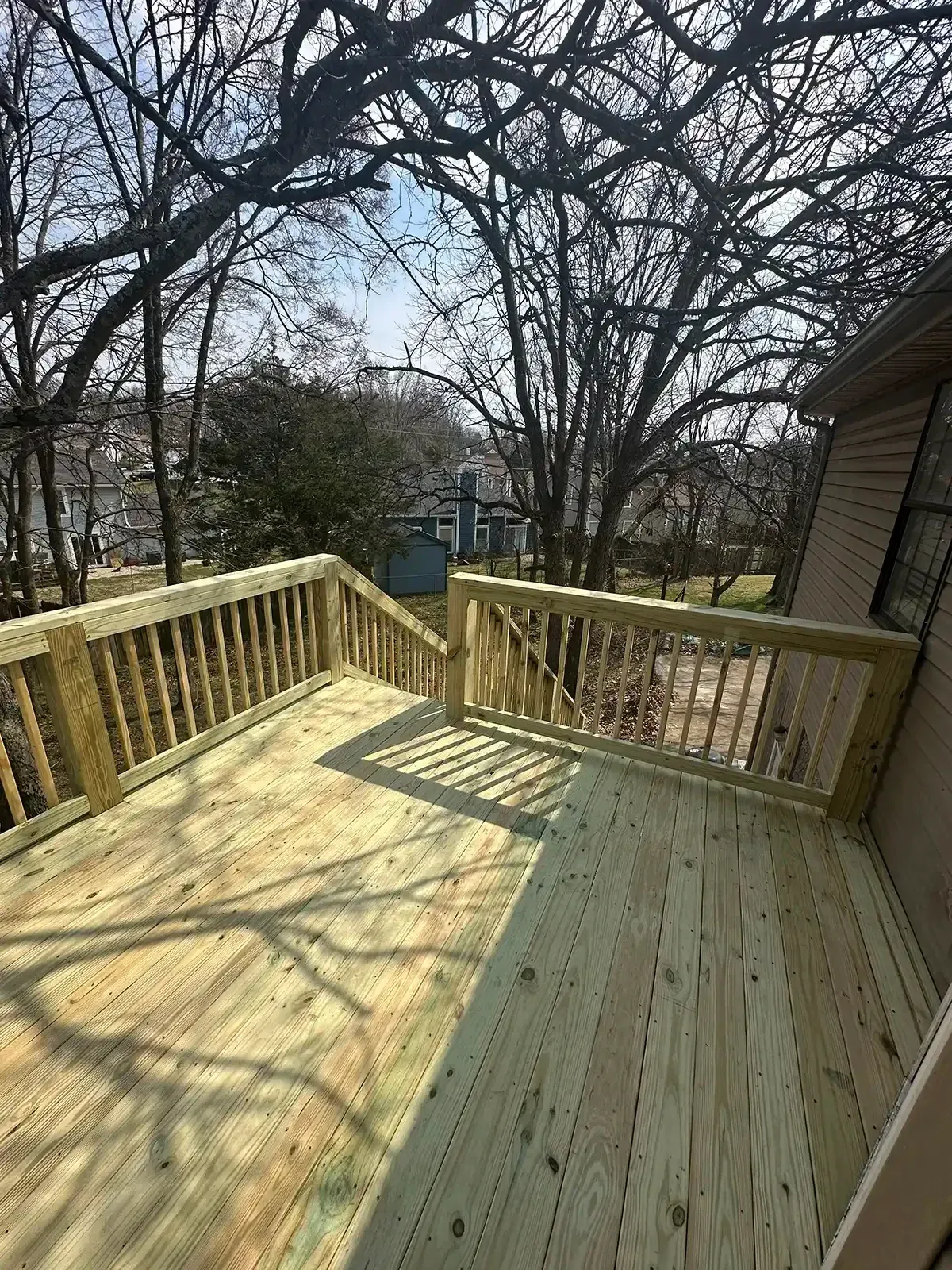 Nashville Wood Deck Build Project - nashville tn wooden deck 25 photo 17