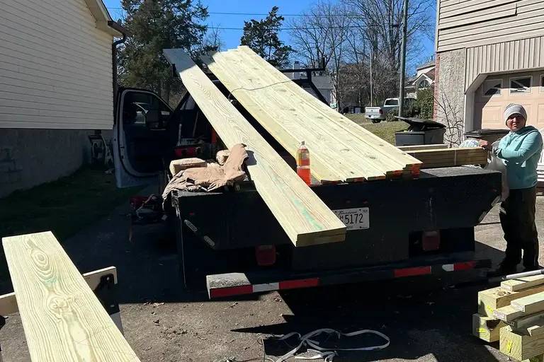 Nashville Wood Deck Build Project - nashville tn wooden deck 4 photo 21