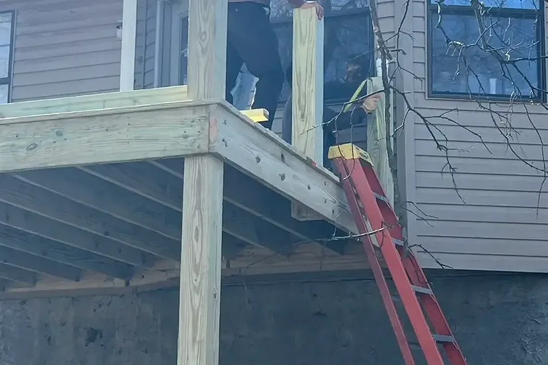 Nashville Wood Deck Build Project - nashville tn wooden deck 7 photo 24