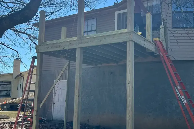 Nashville Wood Deck Build Project - nashville tn wooden deck 8 photo 25