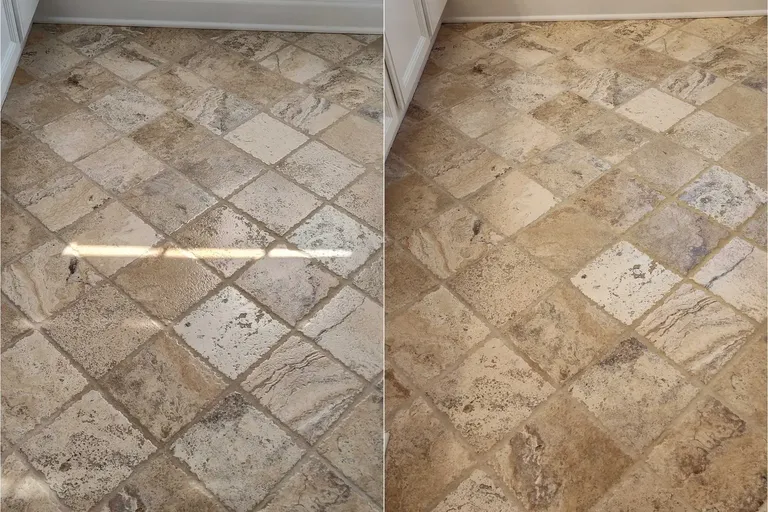 Before After Bathroom Floor 1 By Haugland Brothers