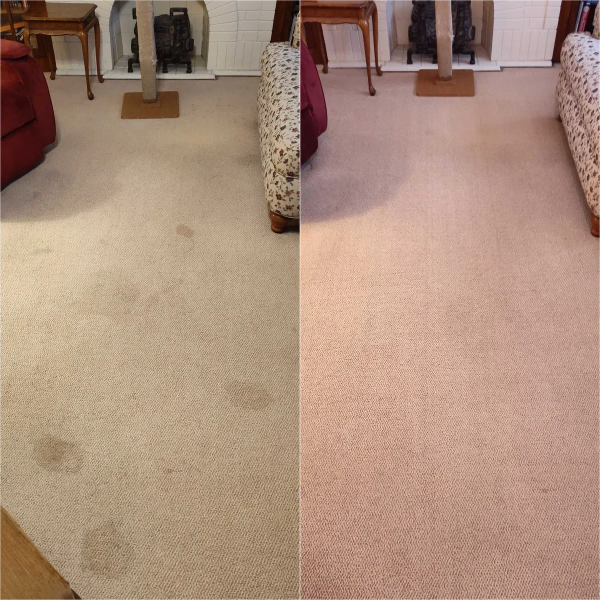 Before After Carpet Cleaning 2 by Haugland Brothers