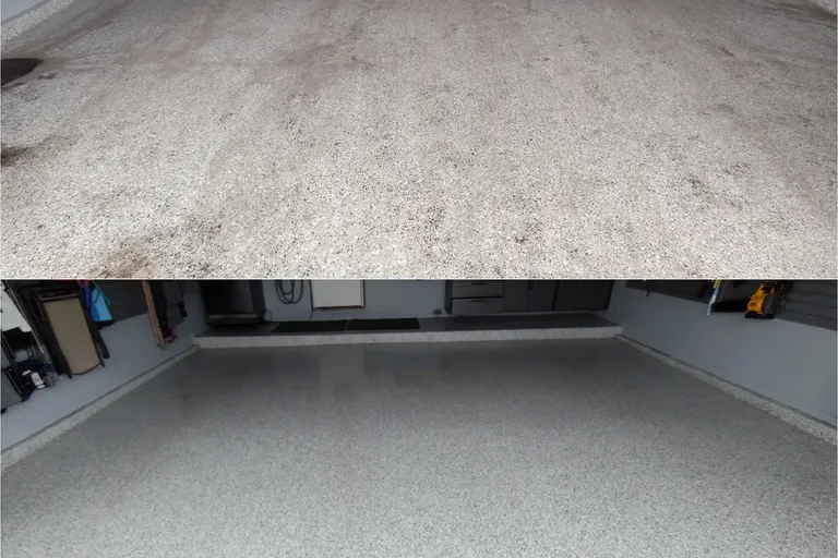 Before After Garage Floor 1 By Haugland Brothers