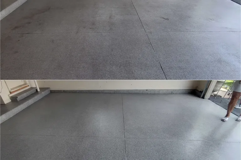 Before After Garage Floor 4 By Haugland Brothers