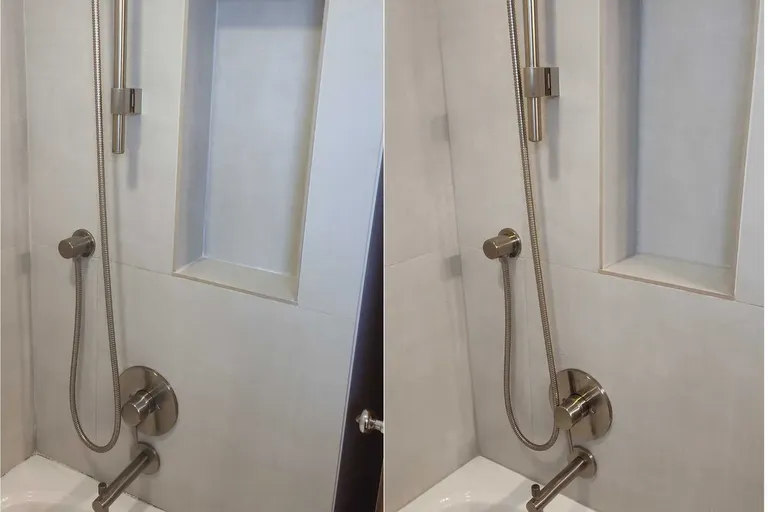 Before After Shower Cleaning 4 by Haugland Brothers