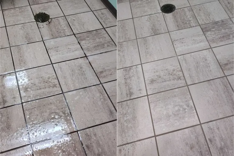 Before After Tile Grout Cleaning 10 By Haugland Brothers