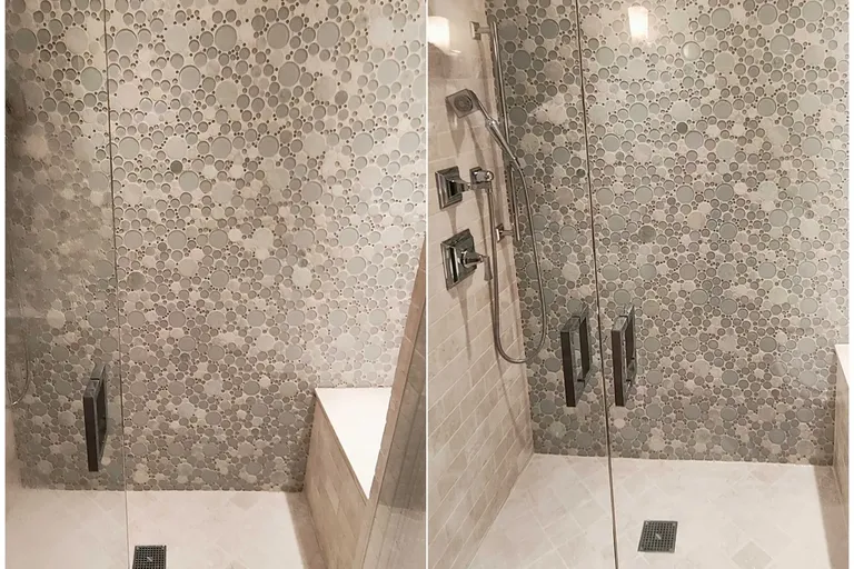 Before After Tile Grout Glass Door 3 By Haugland Brothers