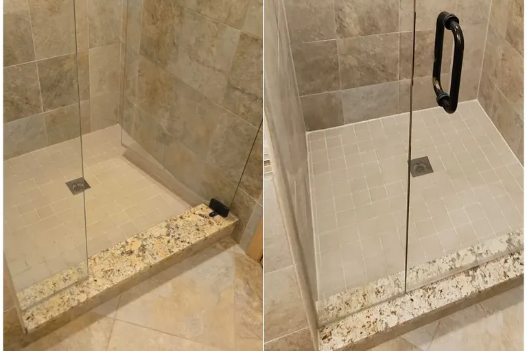 Before After Tile Grout Shower Cleaning 5 by Haugland Brothers