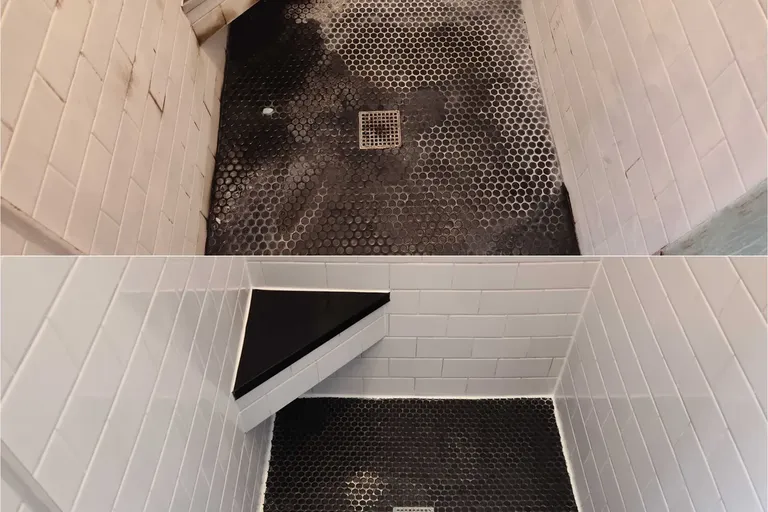 Before After Tile Grout Shower Cleaning 7 by Haugland Brothers