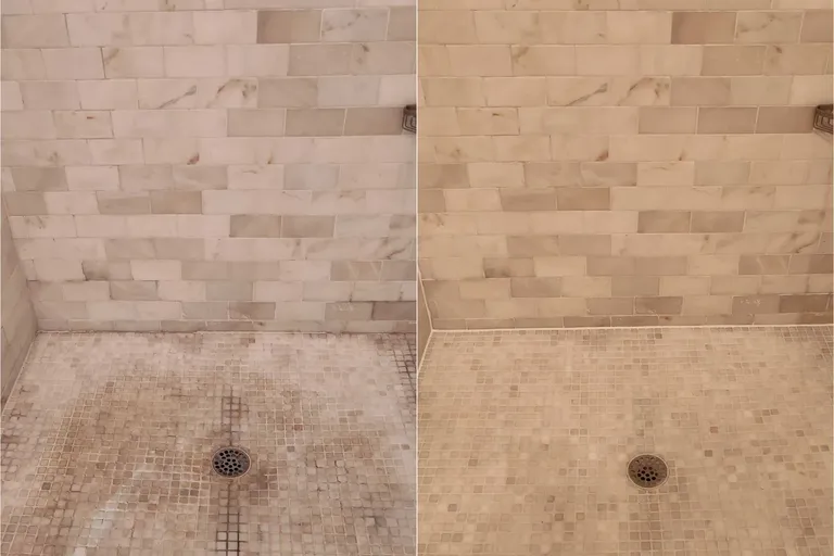 Before After Tile Grout Shower Cleaning 9 By Haugland Brothers