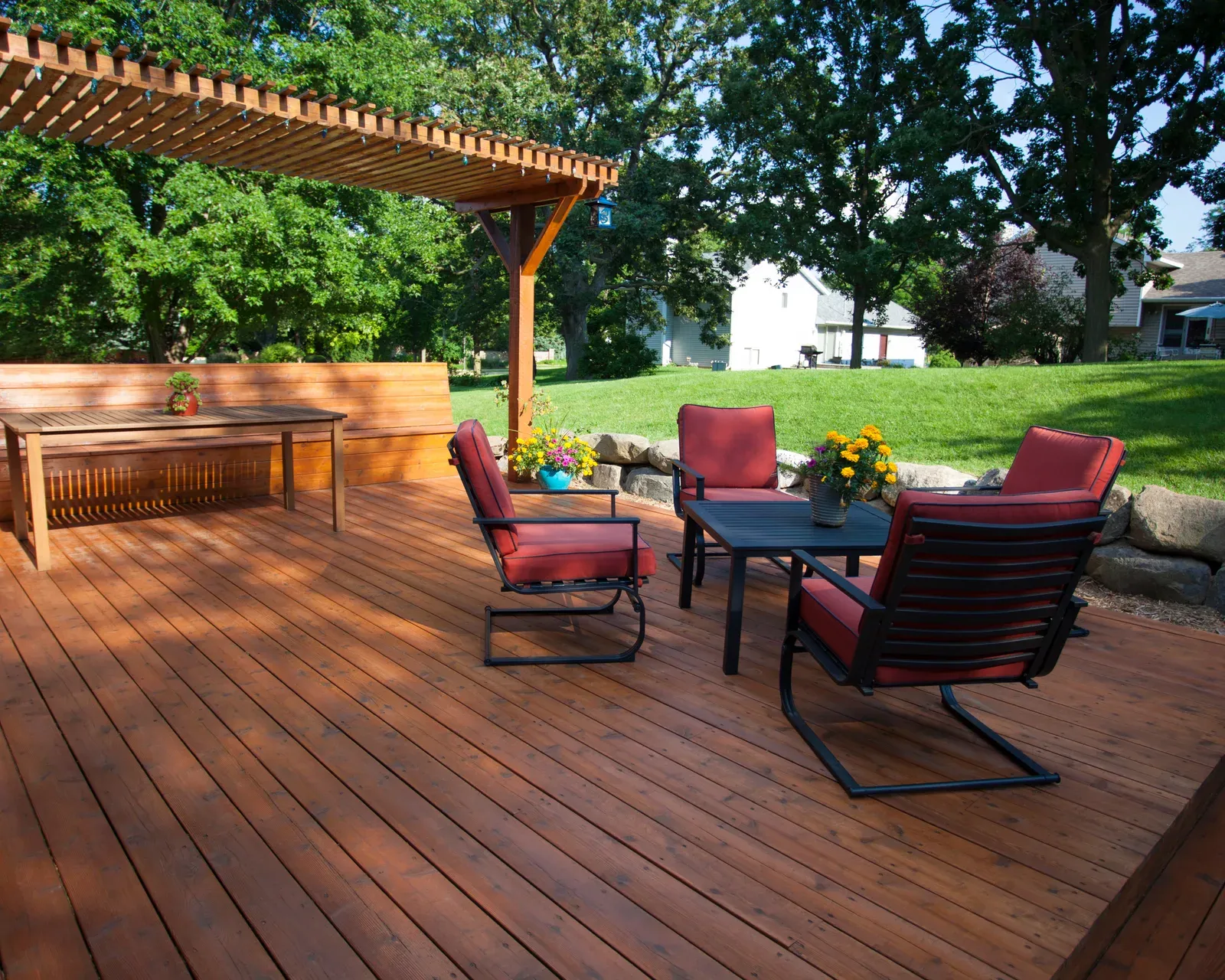 Deck Staining Content 1 By Haugland Brothers
